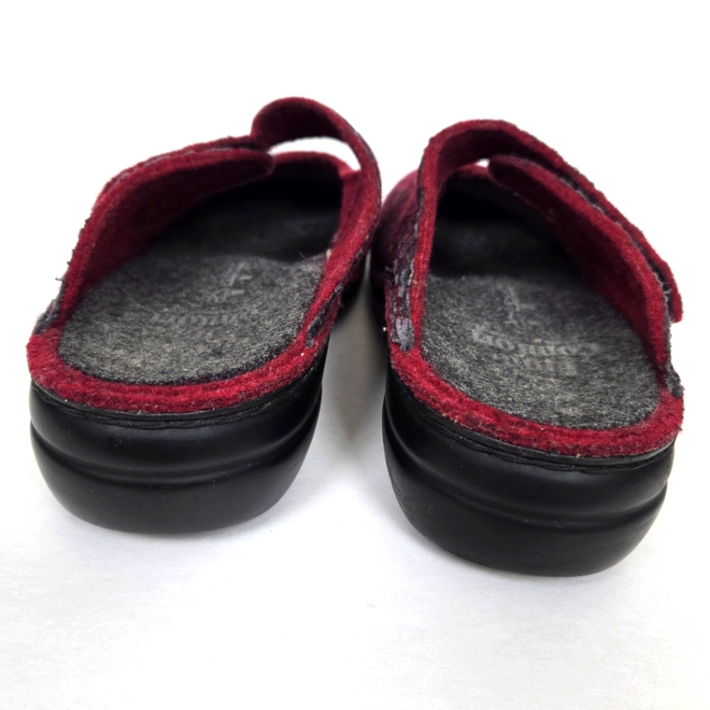 FINN COMFORT Embossed Fabric Clogs - Picture 5 of 14